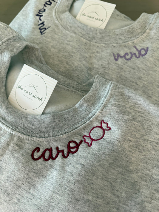 Adult Embroidered Sweatshirt