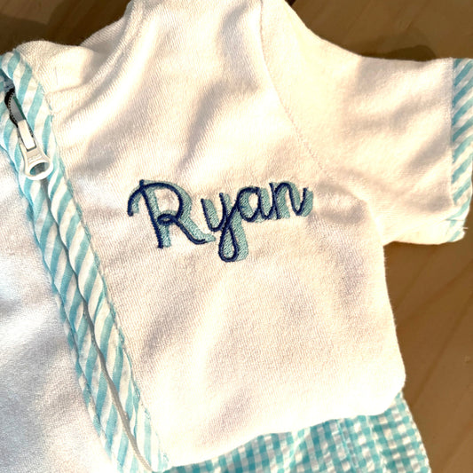 Boy's Terry Cloth Swim Cover Shirt