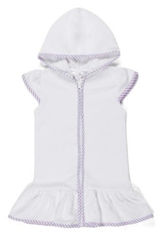 Girl's Terry Cloth Swim Cover Up Dress
