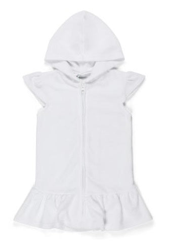 Girl's Terry Cloth Swim Cover Up Dress