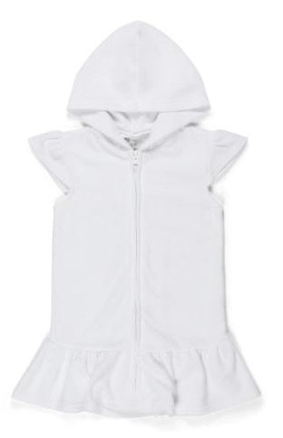 Girl's Terry Cloth Swim Cover Up Dress
